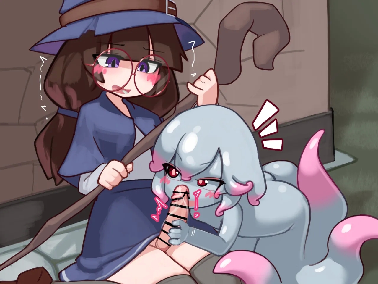 ふたなり魔女見習いがスキュラ娘と爛れた生活を送る話【无文字】 4
