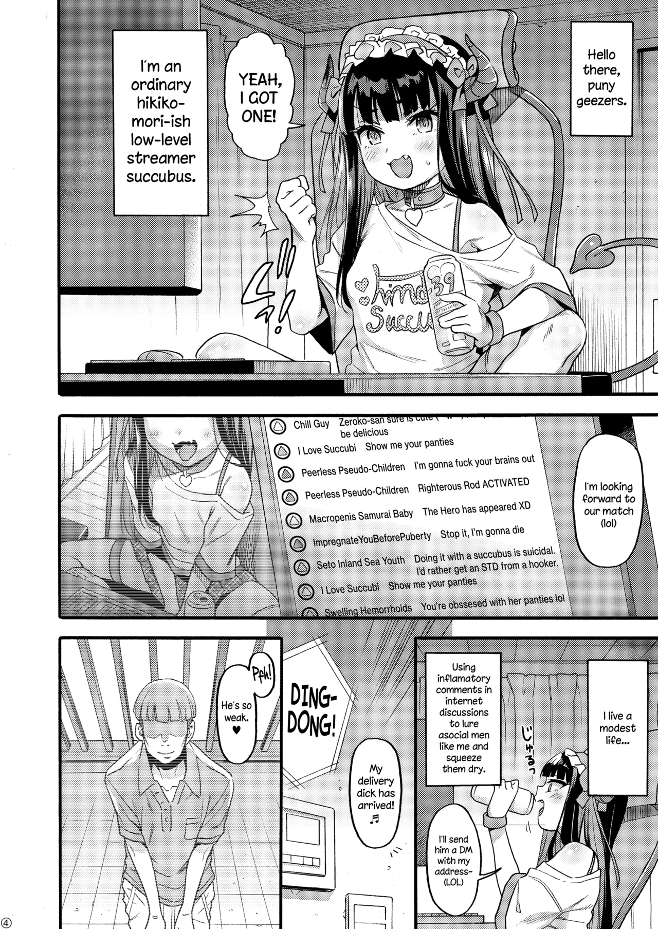 Succubus Kaiwai Streamer Real Chintotsu Boshuuchuu. | A Succubus Streamer Searching for Dicks - Page 2
