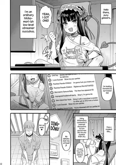 Succubus Kaiwai Streamer Real Chintotsu Boshuuchuu. | A Succubus Streamer Searching for Dicks 2