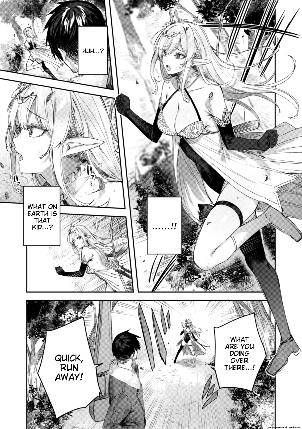 Dokushin Hunter no Deai wa Elf no Mori de | The Single Hunter Meets Girl in The Elven Forest - Page 8