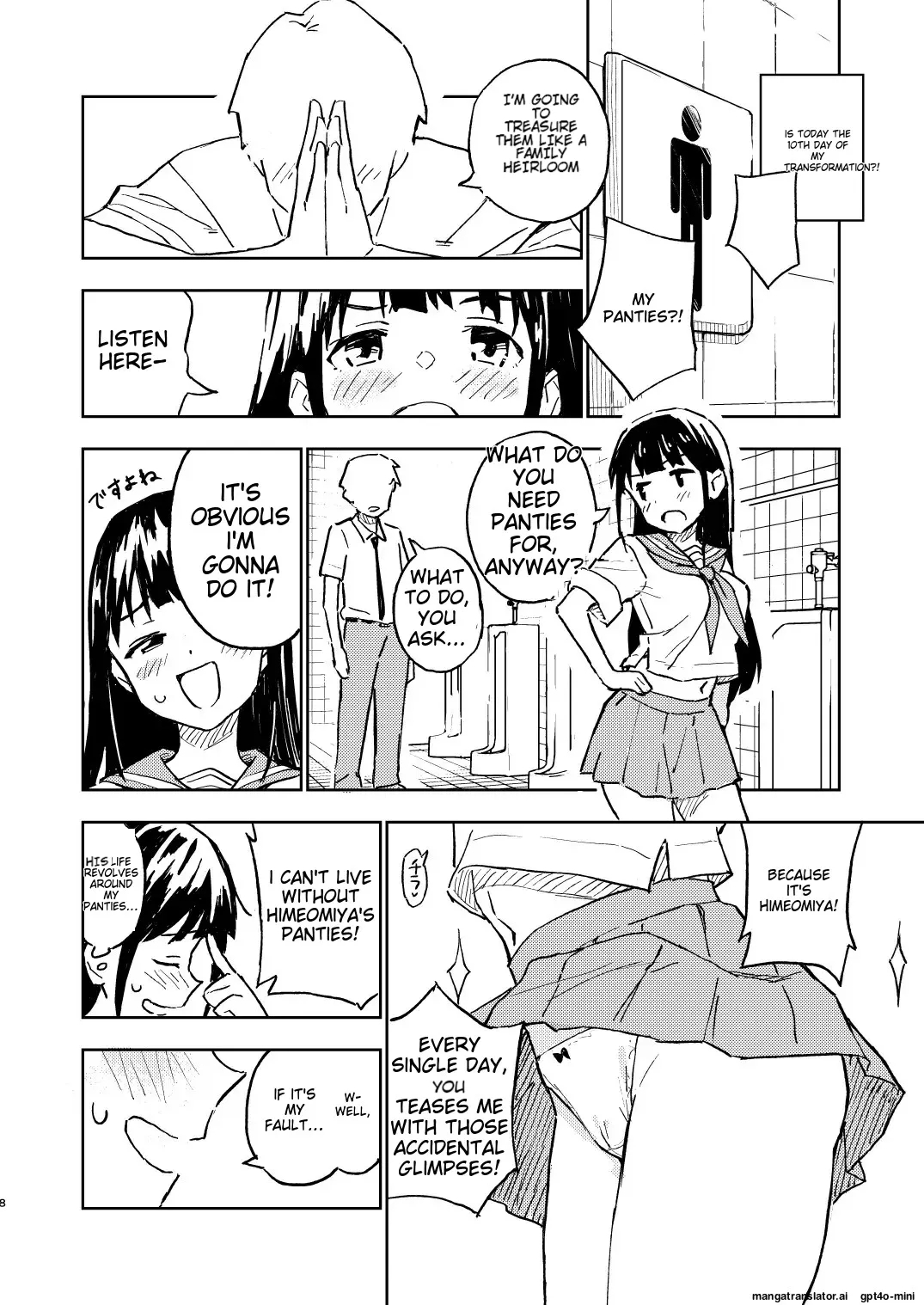 1-kagetsu Ninshin Shinakereba Otoko ni Modoreru Hanashi - Page 9