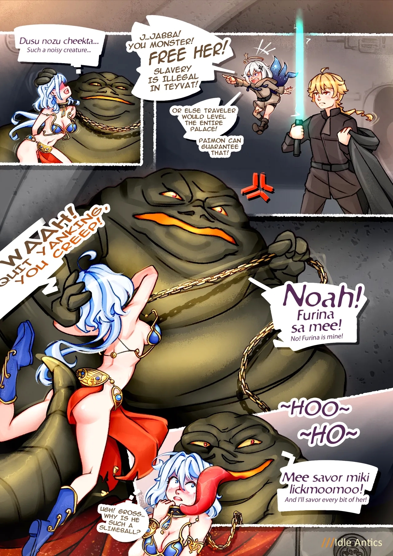 Furina's Fiasco in THE JABBA'S LAIR Part 1 Actress turned Slave! 3