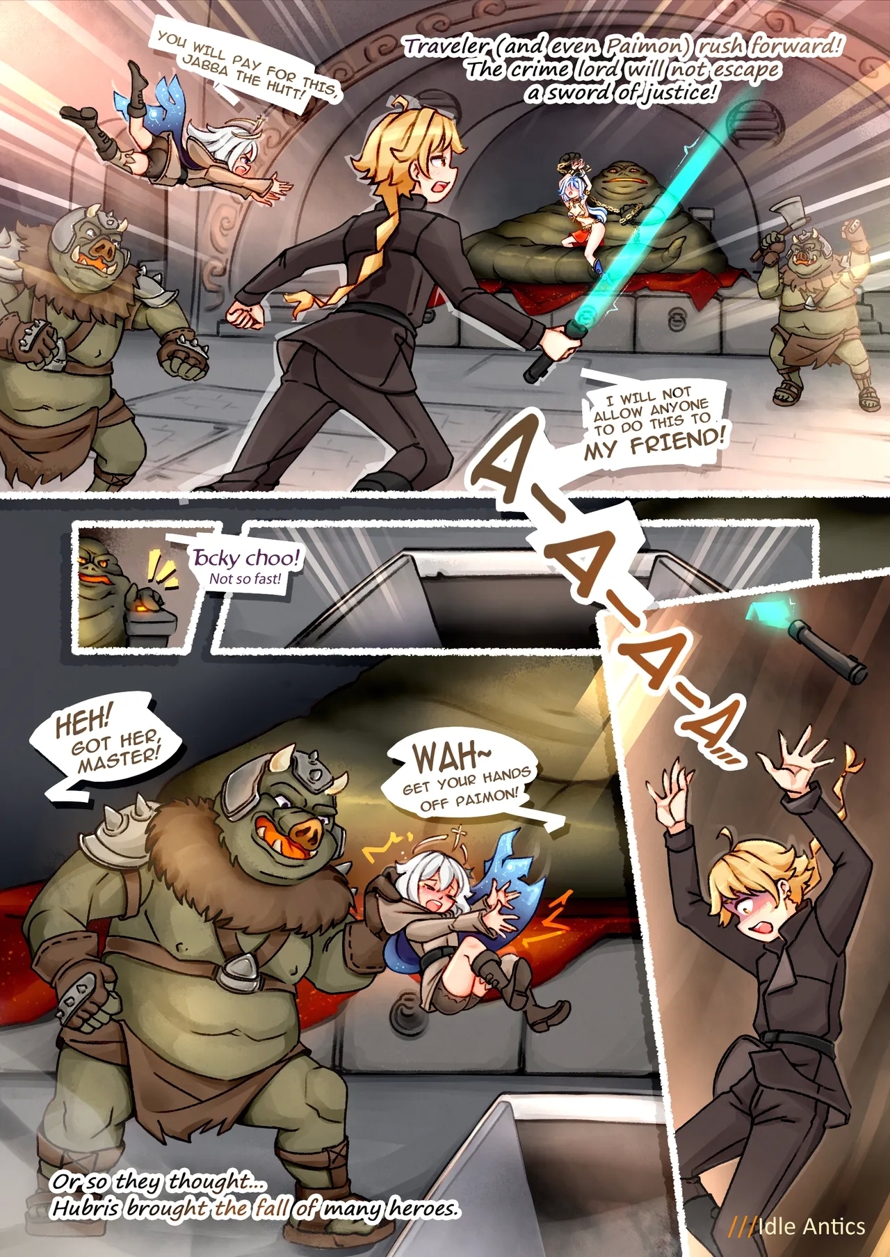 Furina's Fiasco in THE JABBA'S LAIR Part 1 Actress turned Slave! 4