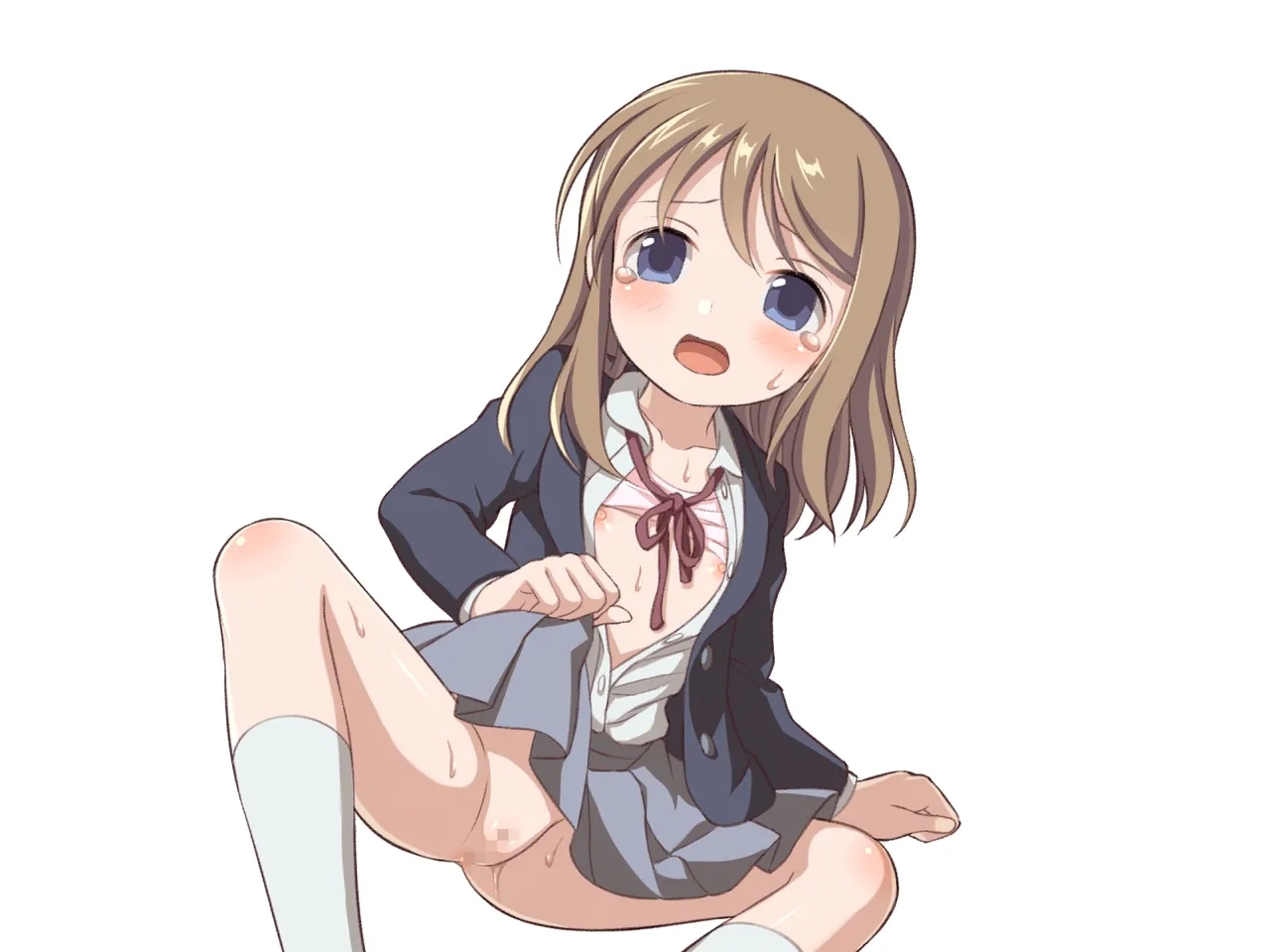 Toilet wo Kari ni Kita Onnanoko to Oshikko Play suru CG - Page 208