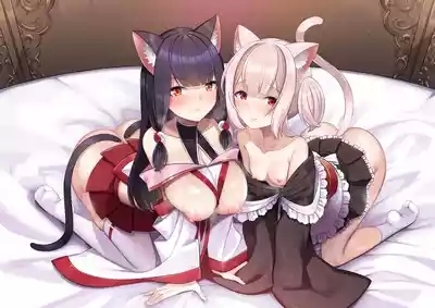 巨乳巫女姫と美乳従者が揃って子種を求めてくるケモミミ絶頂ハーレムエッチ 〜男が産まれない異世界へ召喚された俺がヒロインを充てがわれて子作りエッチ6〜 2