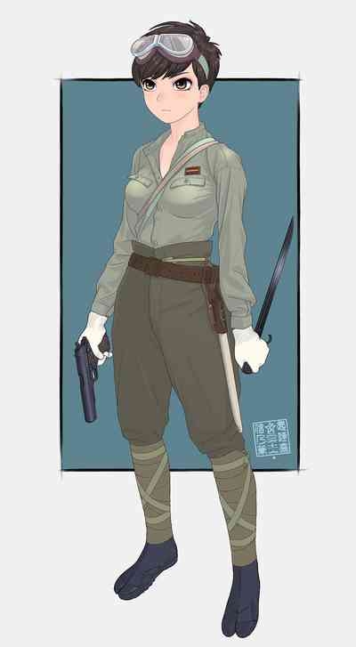 武装军服女子 9