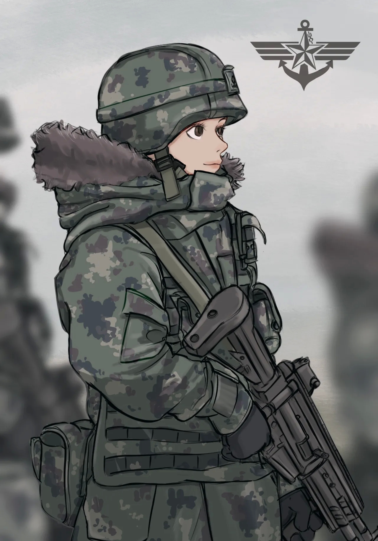 军装少女 104