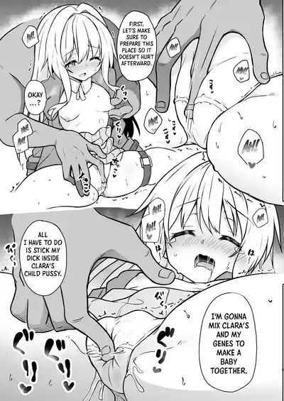 Clara o Saimin Shite Hanshoku no Unmei o Ayumitai | Hypnotizing Clara to Breed for Life 4