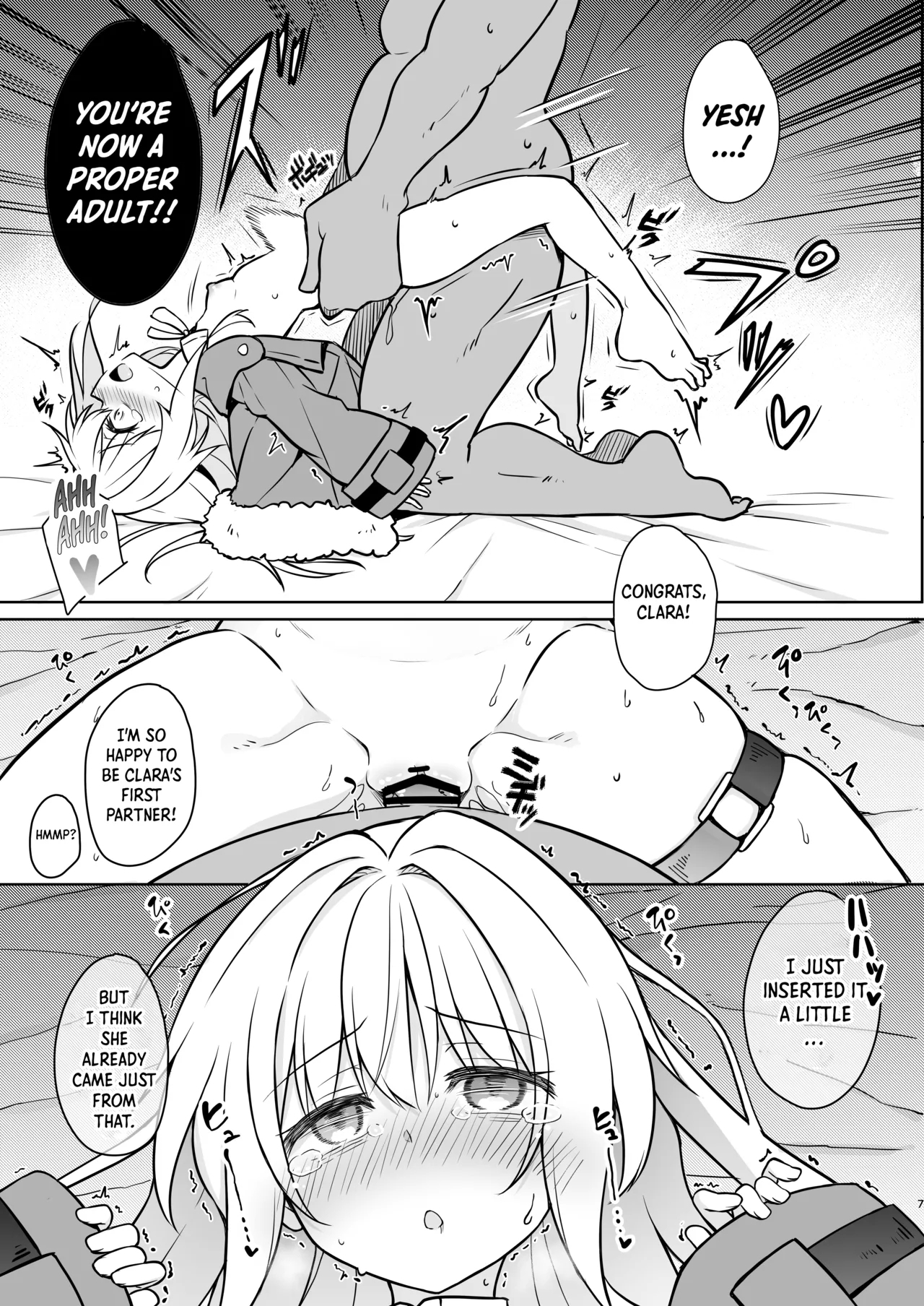 Clara o Saimin Shite Hanshoku no Unmei o Ayumitai | Hypnotizing Clara to Breed for Life - Page 6