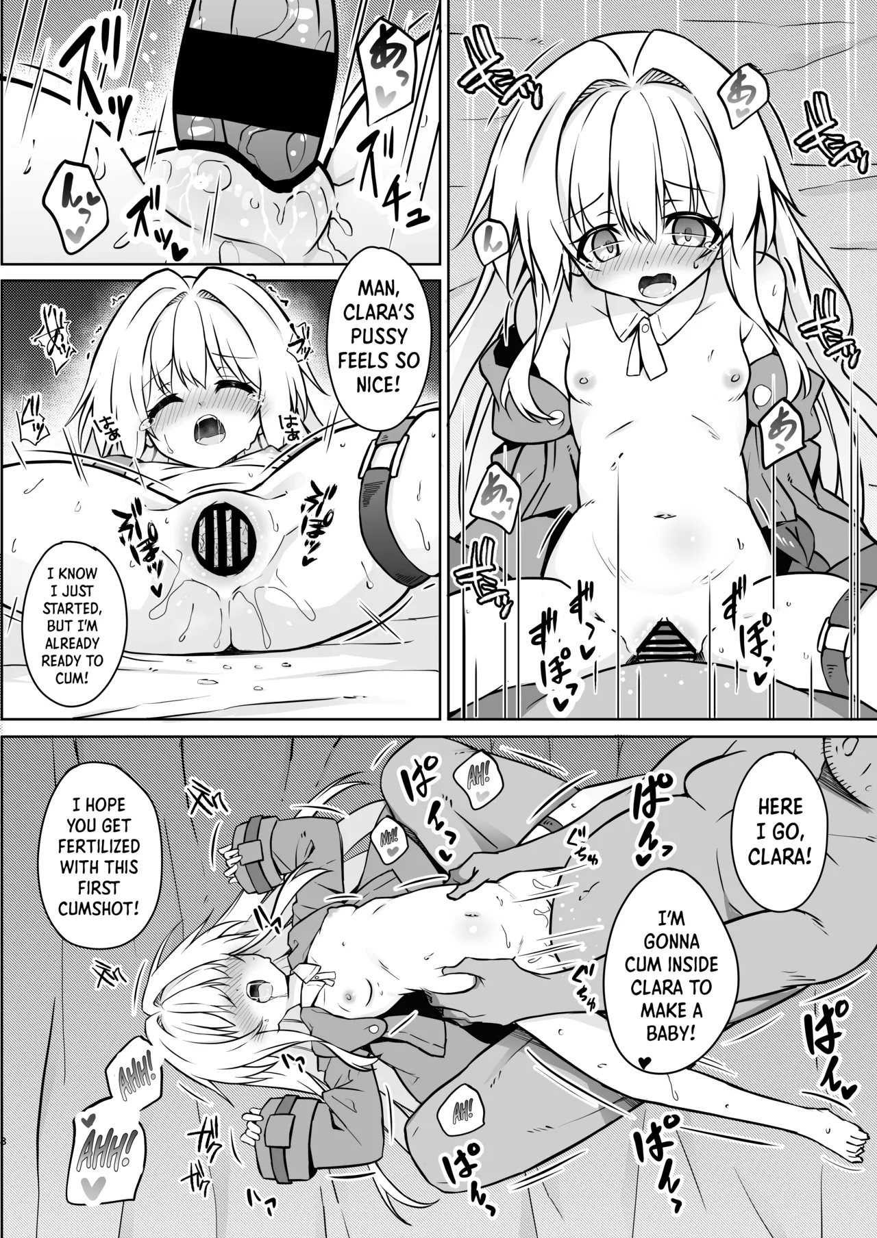 Clara o Saimin Shite Hanshoku no Unmei o Ayumitai | Hypnotizing Clara to Breed for Life - Page 7