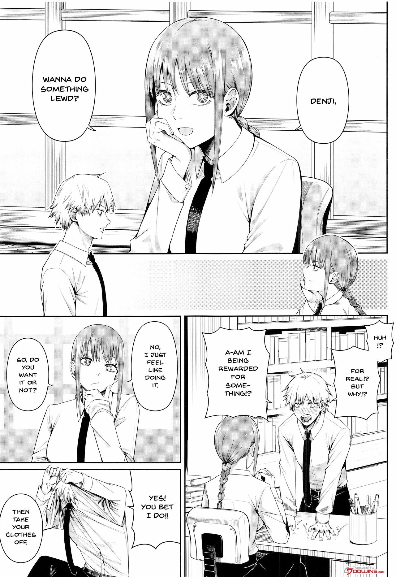 [壞茸社 (Chicke III、4why)] 鎖鋸割礼 (チェンソーマン) [英訳] [無修正] - Hentaiaz.com - 2