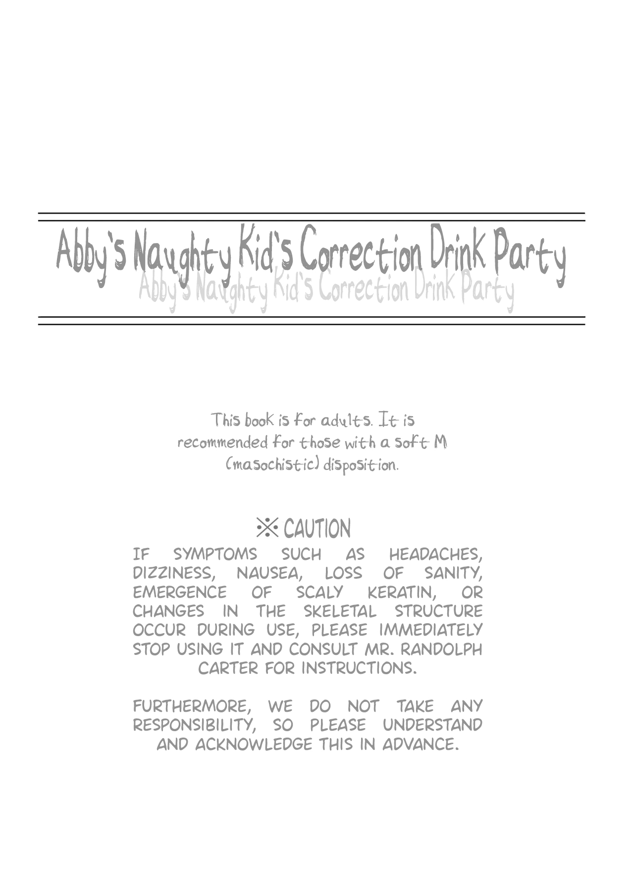 Waruiko Abi Wakarase no Mikon | Abby's Naughty Kid's Correction Drink Party - Page 3