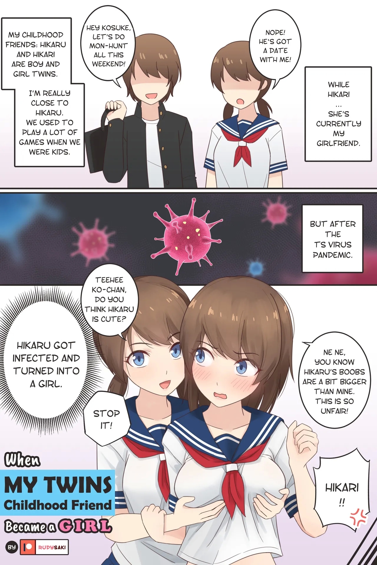 When My Twins Childhood Friend Became a Girl 1