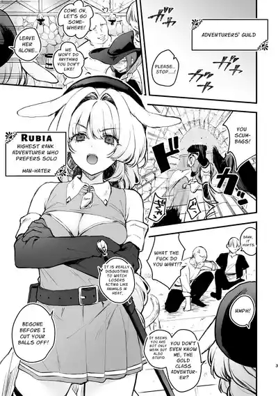 Kabeshiri Usagi Boukensha, Kusuri de Kyousei Hatsujou!? | KABESHIRIBunny Adventurer's Drug Induced Estrus 3