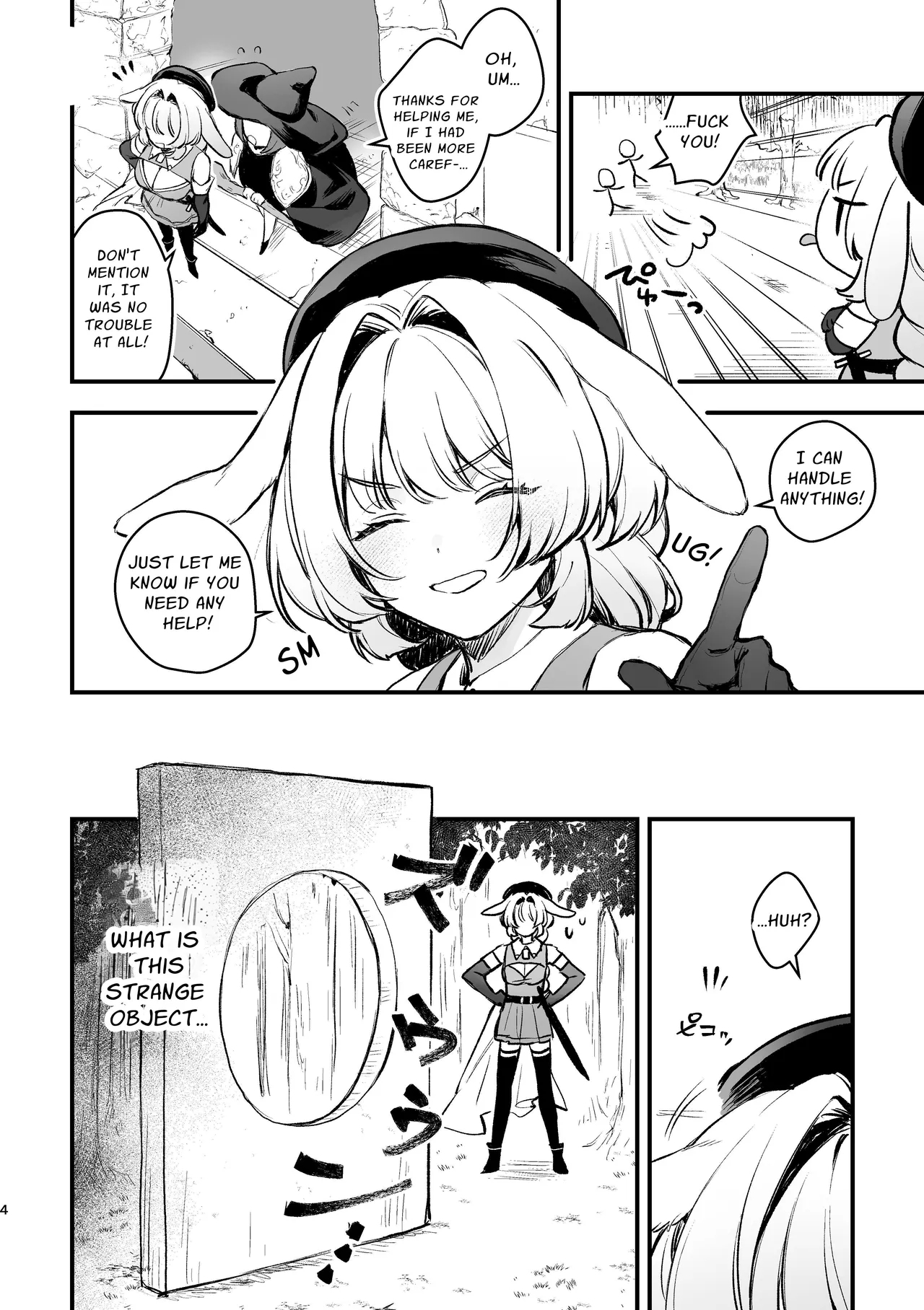 Kabeshiri Usagi Boukensha, Kusuri de Kyousei Hatsujou!? | KABESHIRIBunny Adventurer's Drug Induced Estrus - Page 4