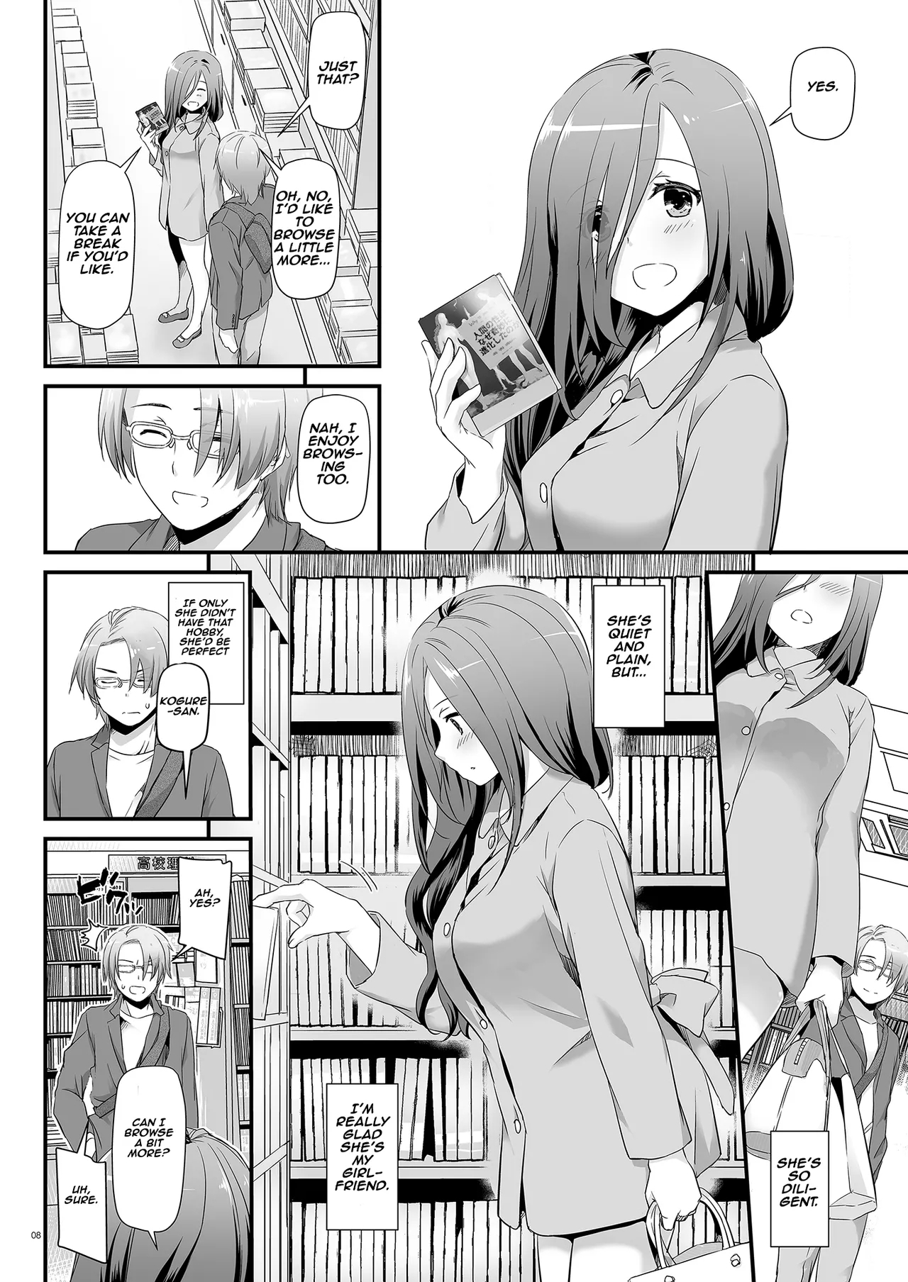 [Digital Lover (Nakajima Yuka)] Jimi Zokusei Dohentai Kanojo Seifuku Rakuen 34 | Plain-Looking Perverted Girlfriend - Uniform Paradise 34 [English] [Aishi21] [Digital] 7