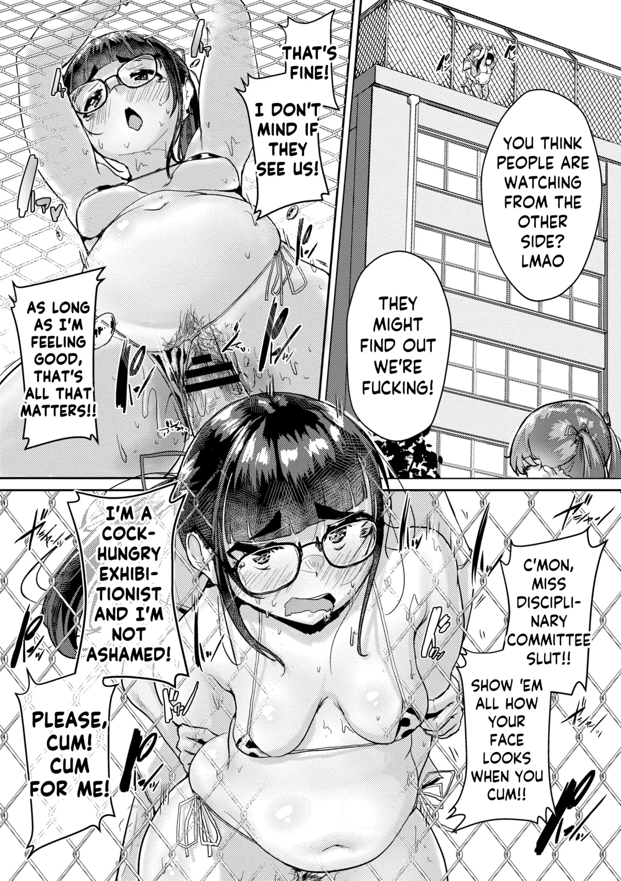 Muchi Pocha JK Fuuki Iin to Himitsu no Okujou | Super Thicc Schoolgirls: The Disciplinary Committee Girl's Rooftop Secret - Page 23