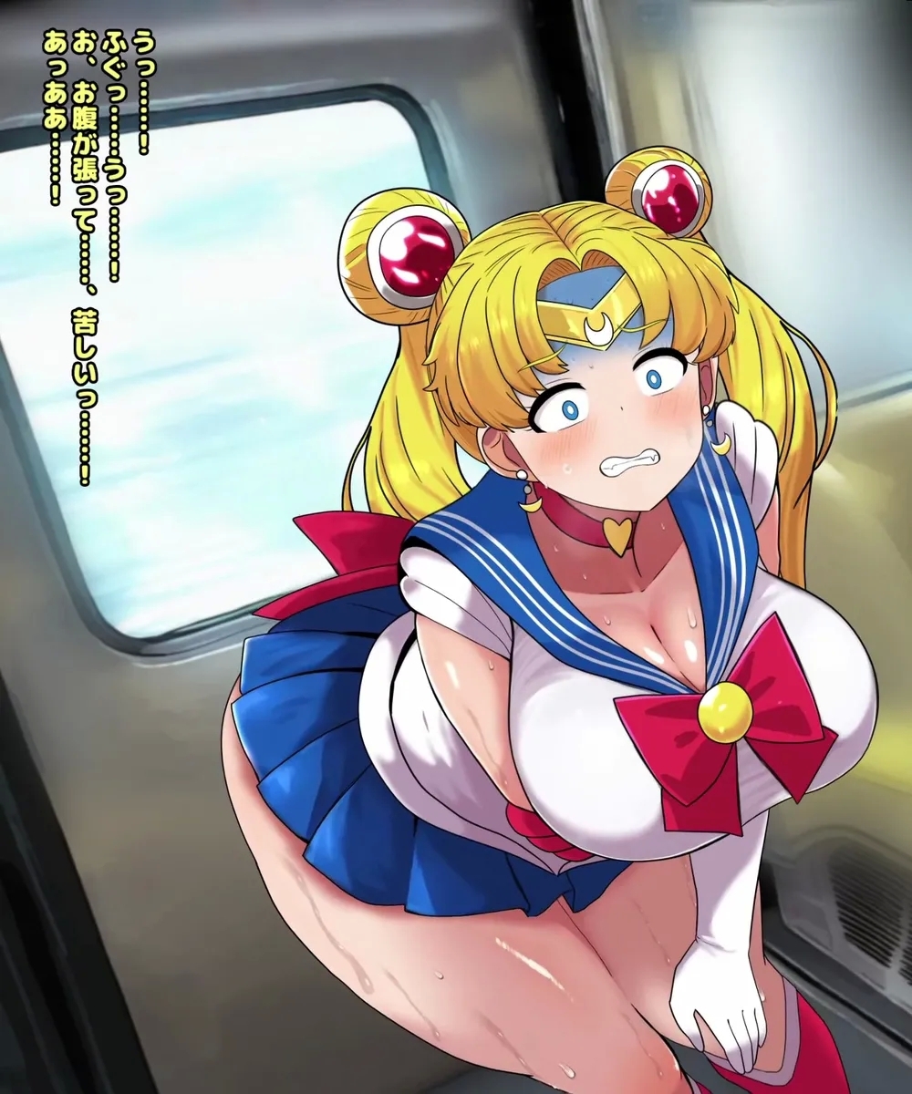 セーラームー●電車便意我慢 - Page 12