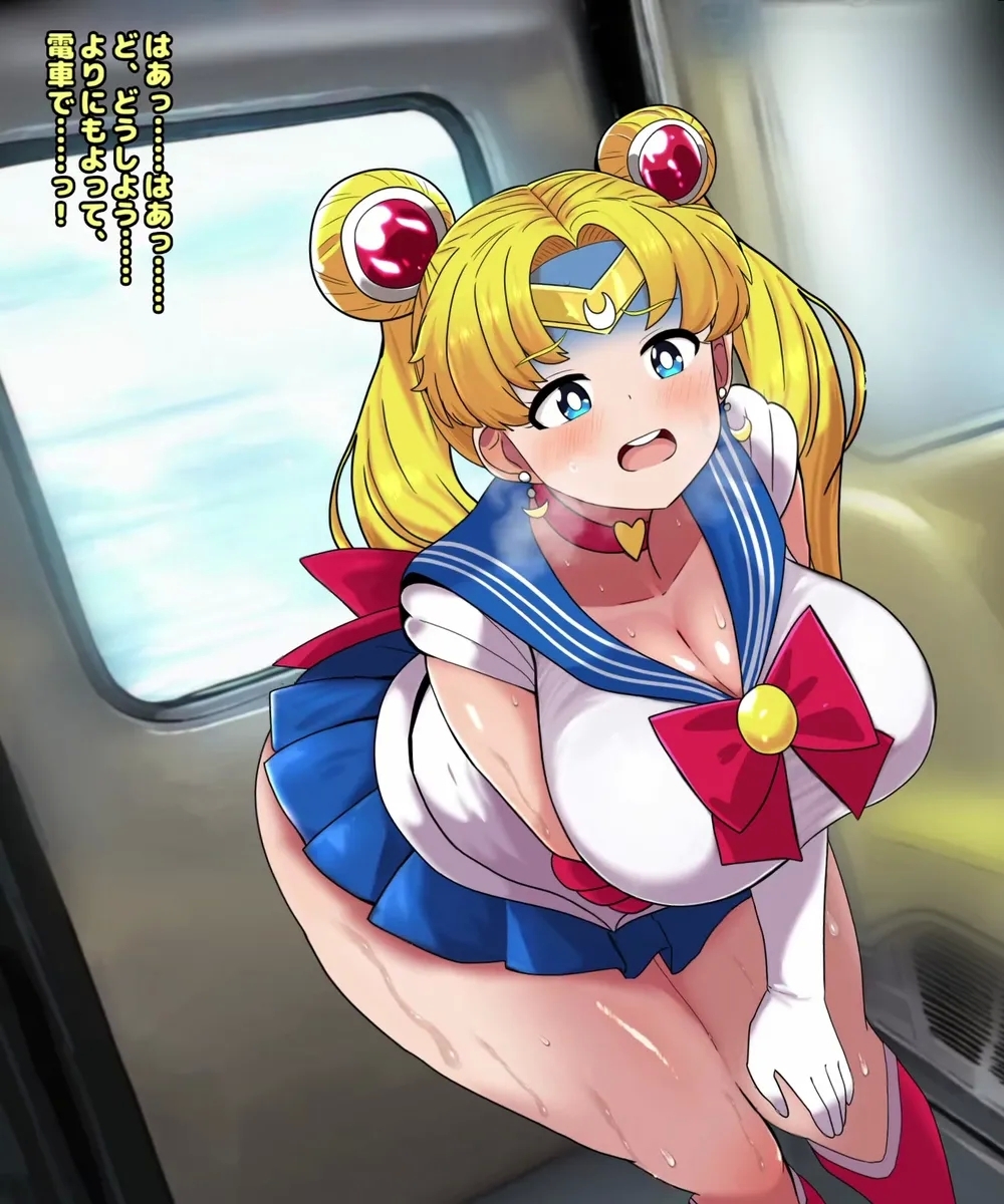 セーラームー●電車便意我慢 - Page 9