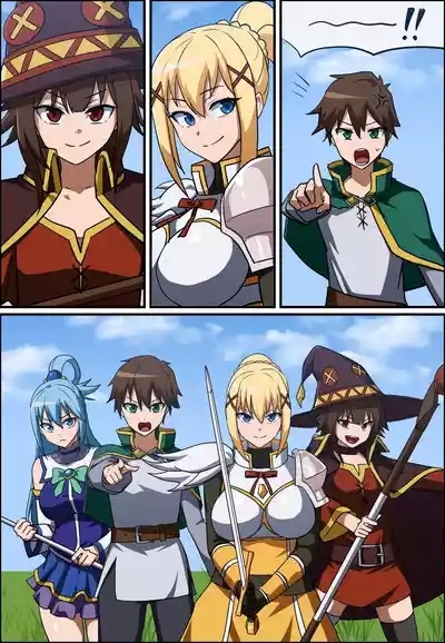 KONOSUBA - Kazuma Satou / Aqua / Megumin / Darkness│ 7
