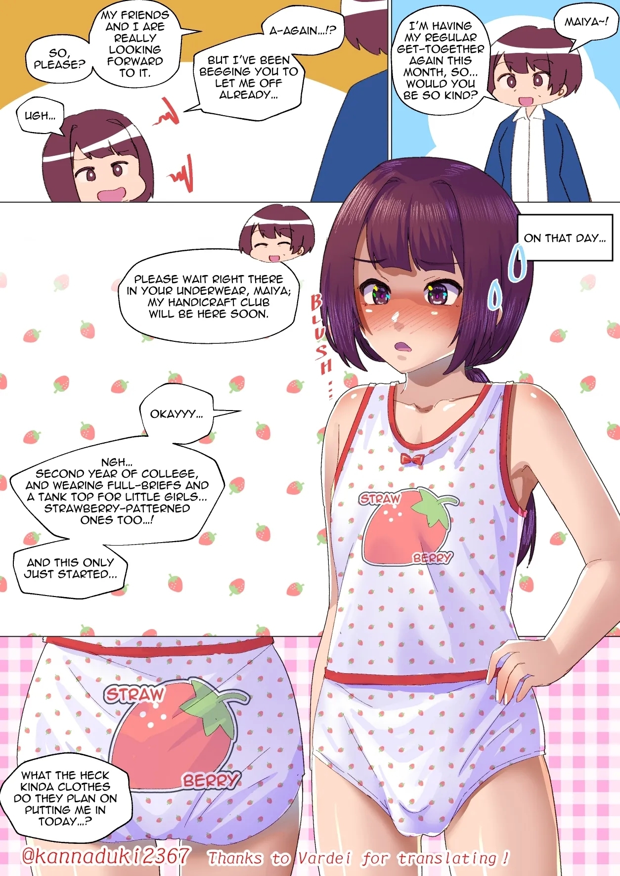 Handicraft Club's Pervert Crossdress-up Doll - Page 1