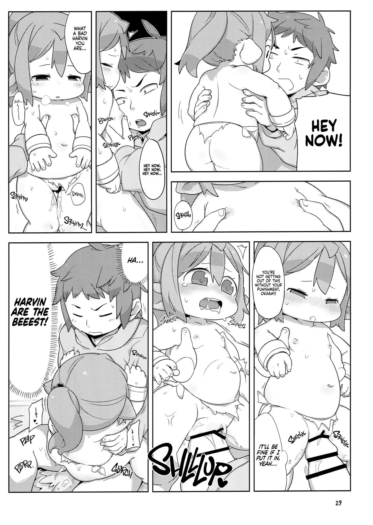 Dosukebe Harvin Puniana Tou | Super Perverted Harvin Squishy Hole Island - Page 27
