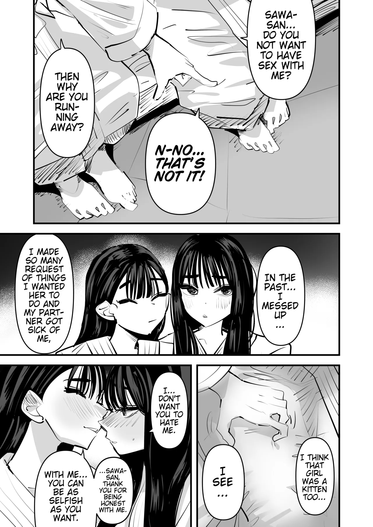 Iincho no Kuse ni Yuri Sex Chou Umakute Maji Mukatsuku | She's Crazy Good at Yuri Sex Despite Being the Student President and it Seriously Pisses Me Off - Page 14