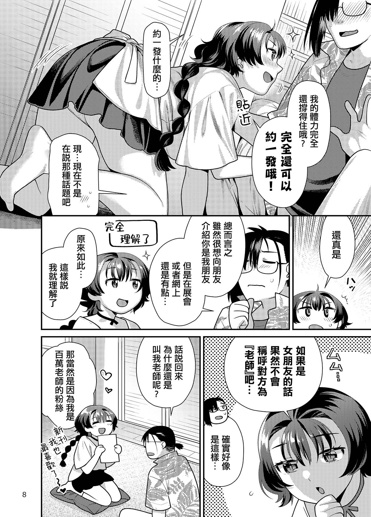 Seiyoku tsuyotsuyo Joshi wa Okute Eromangaka-san ni Gohoushi Play shitai - Page 8
