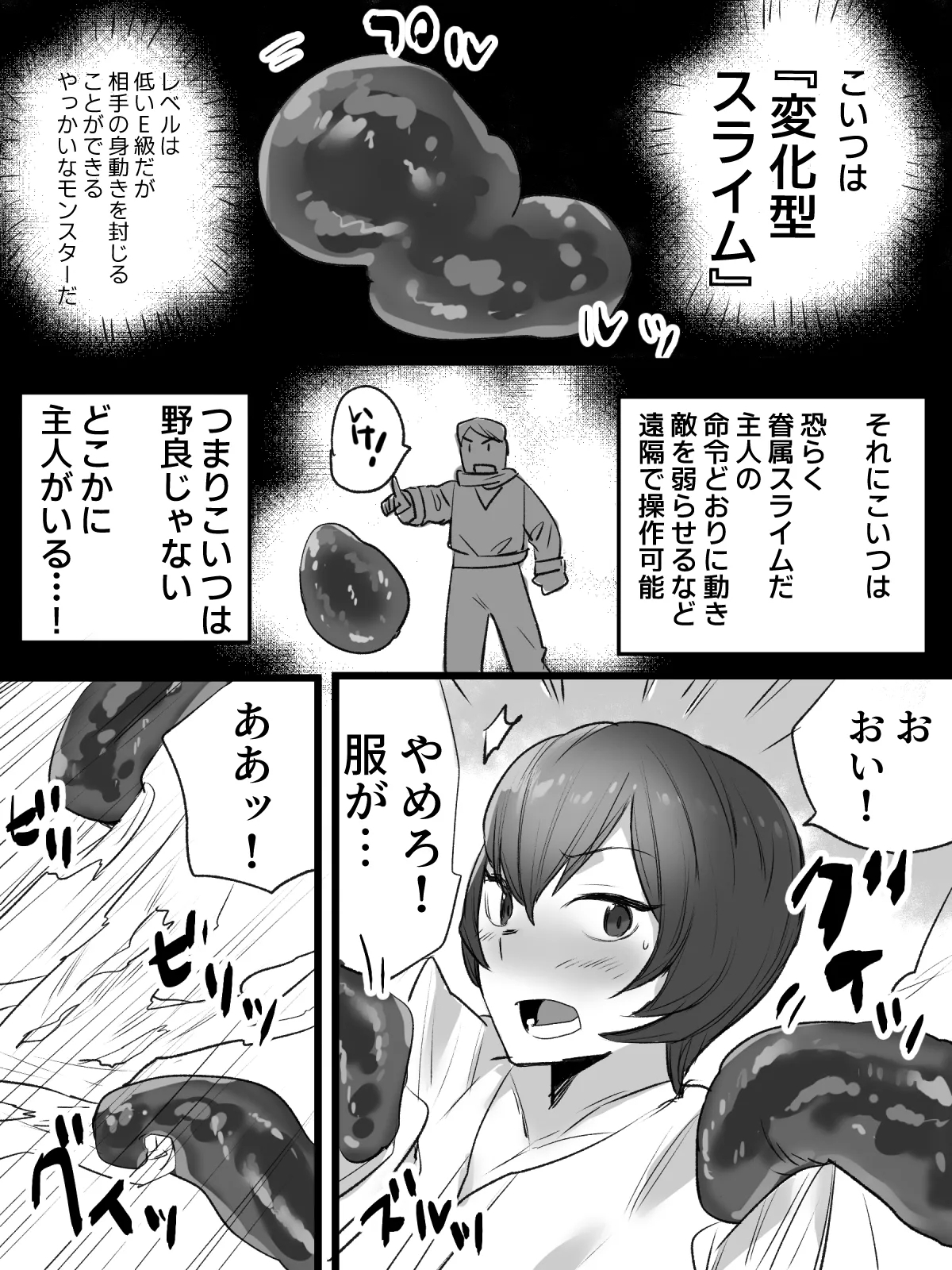 生意気ヒーラー、スライムに犯されて快楽を知る。 - Page 8