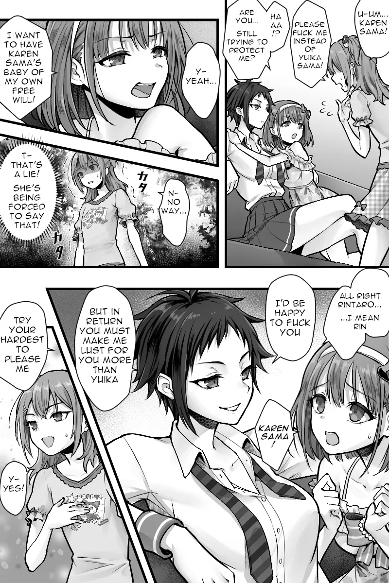 Zoku Futanari Chinpo-sama ni Kanraku Shita Kanojo to Mesu Ochi Shita Boku no Monogatari - Page 12