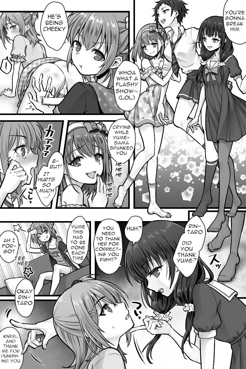 Zoku Futanari Chinpo-sama ni Kanraku Shita Kanojo to Mesu Ochi Shita Boku no Monogatari - Page 9