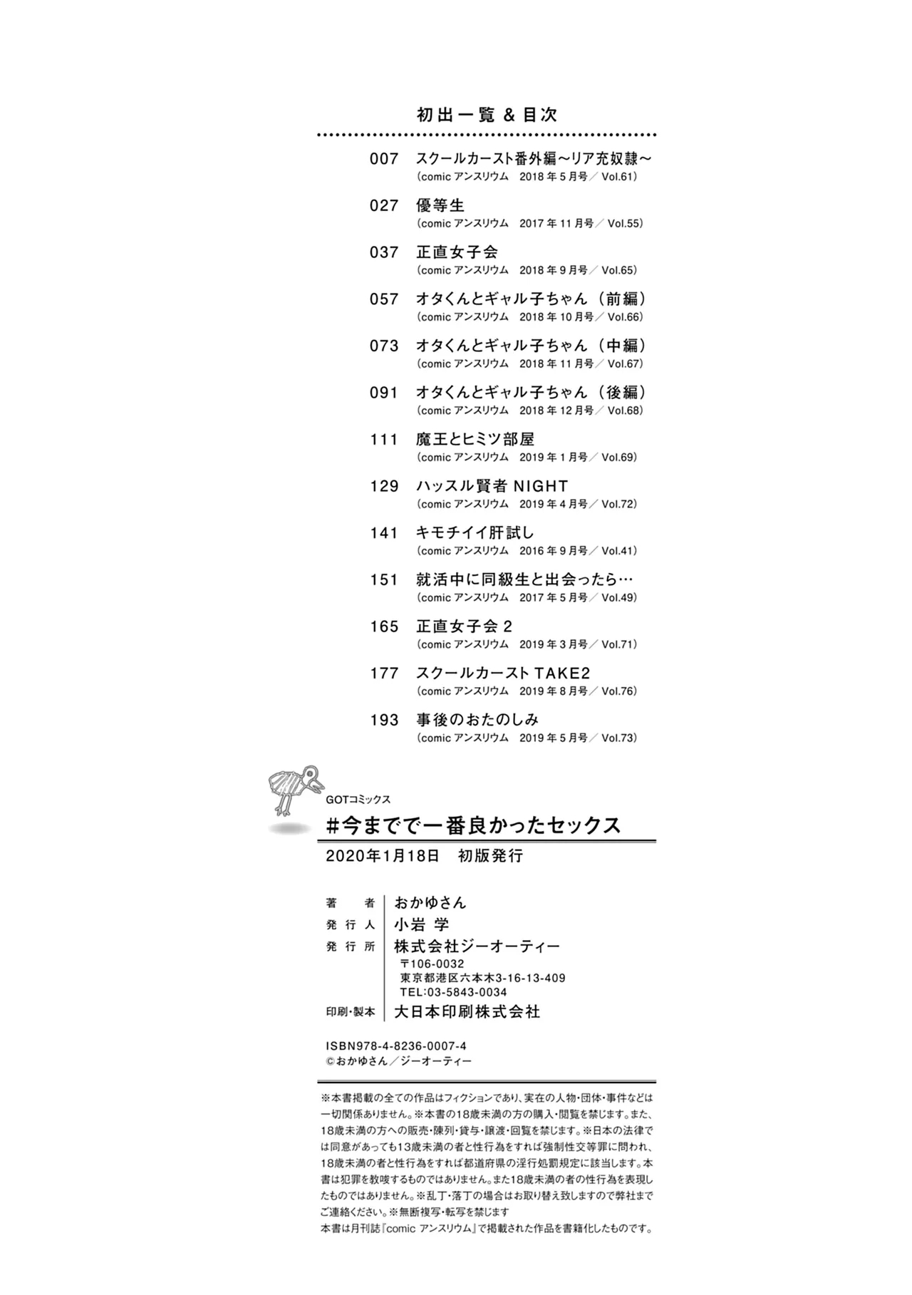 #Imamadede Ichibanyokatta Sex - Page 96