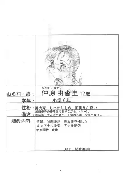 Yukari-chan no Hentai Choukyou "Hajimete no Shoku Fun" San Shimai Choukyou Yuugi Shirīzu 2