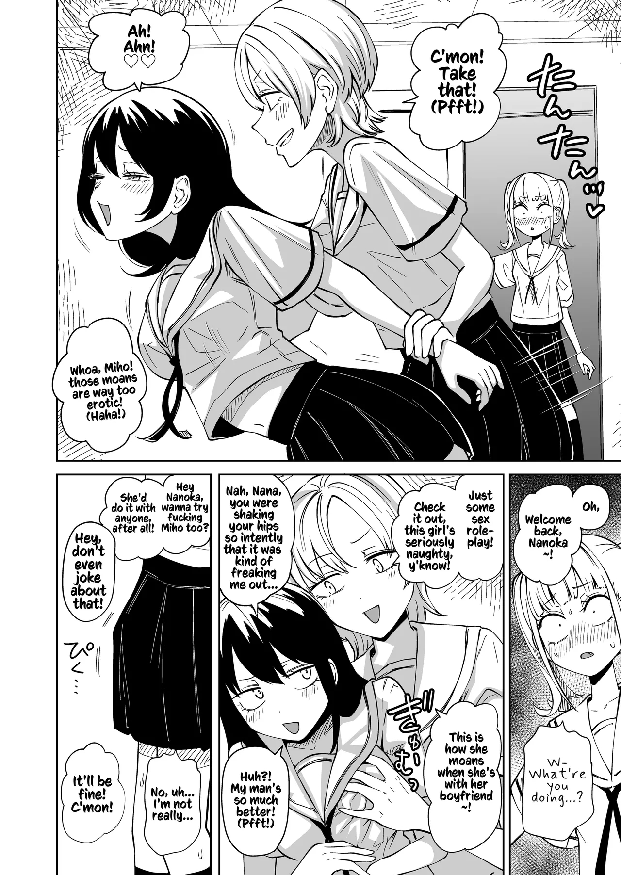 Chinpo Bare shita Ikioi de Tomodachi Zenin Onaho ni Shichaimashita | After I Was Exposed As A Futanari, I Turned All My Friends Into My Fuckholes! - Page 5