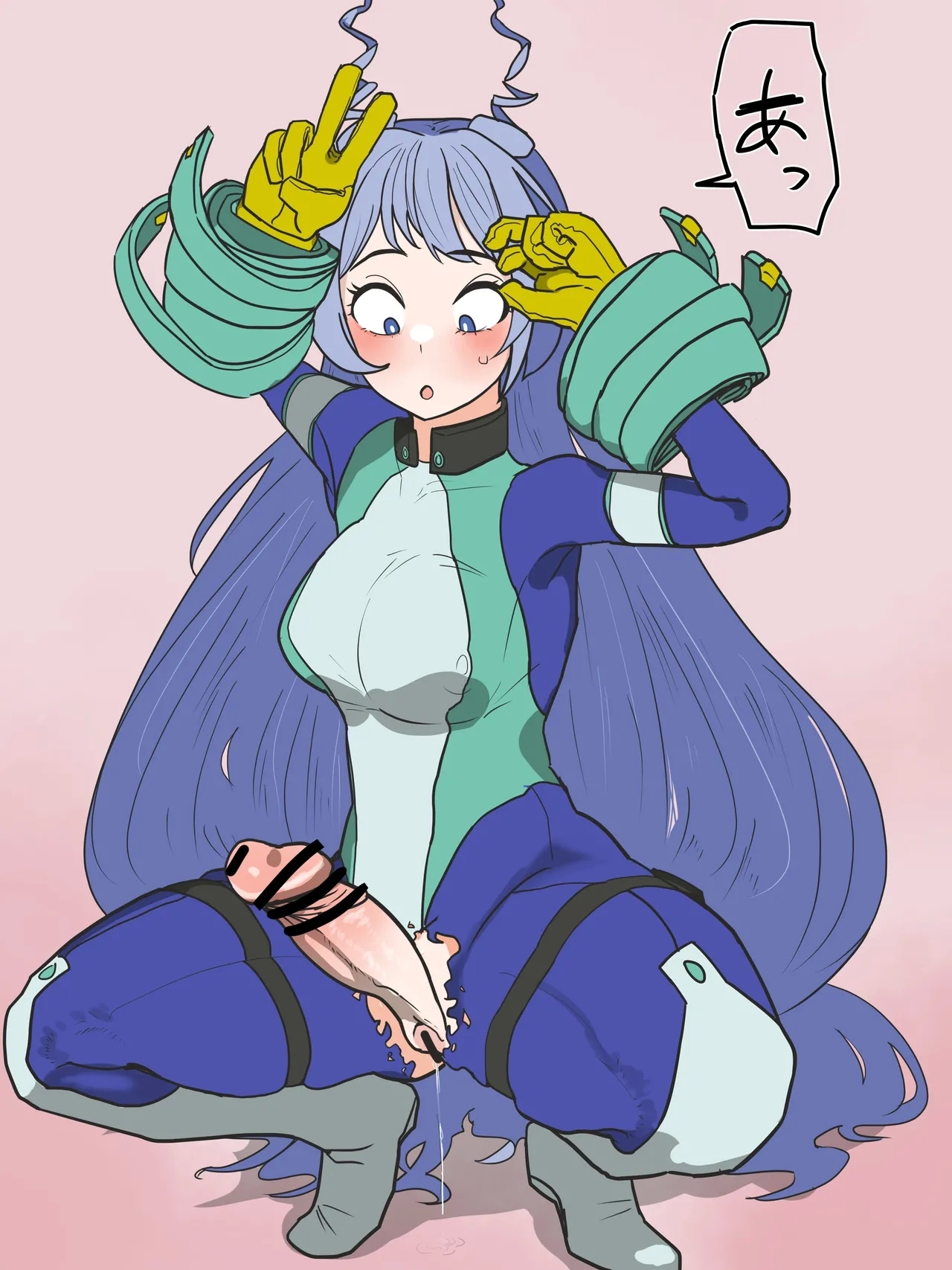 ふた注意。ヒロアカのねじれちゃんが手コキおじさんに堕とされる話 9