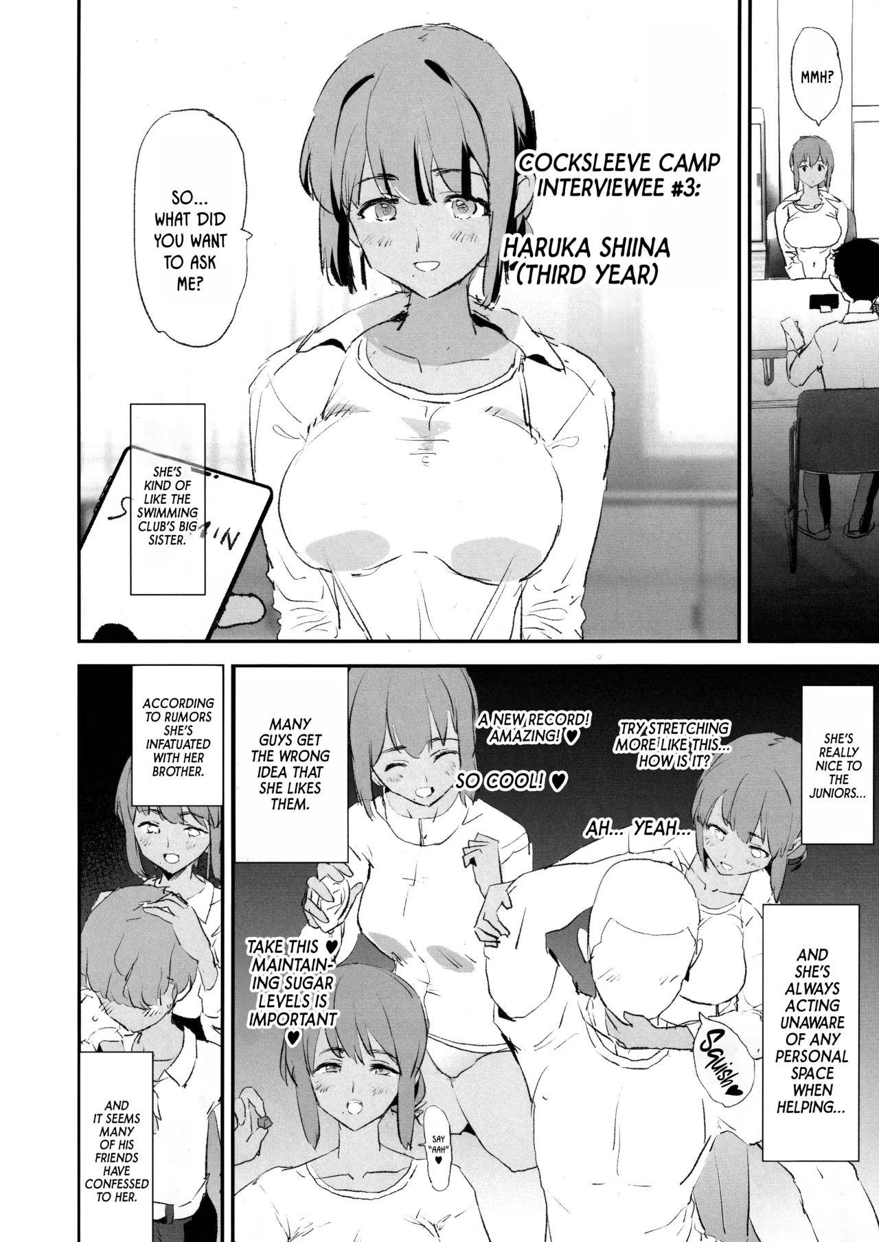 Onaho Gasshuku Saimin Dosukebe Interview Shiina Senpai | Cocksleeve Camp's Hypnosis Lewd Interview - Page 3