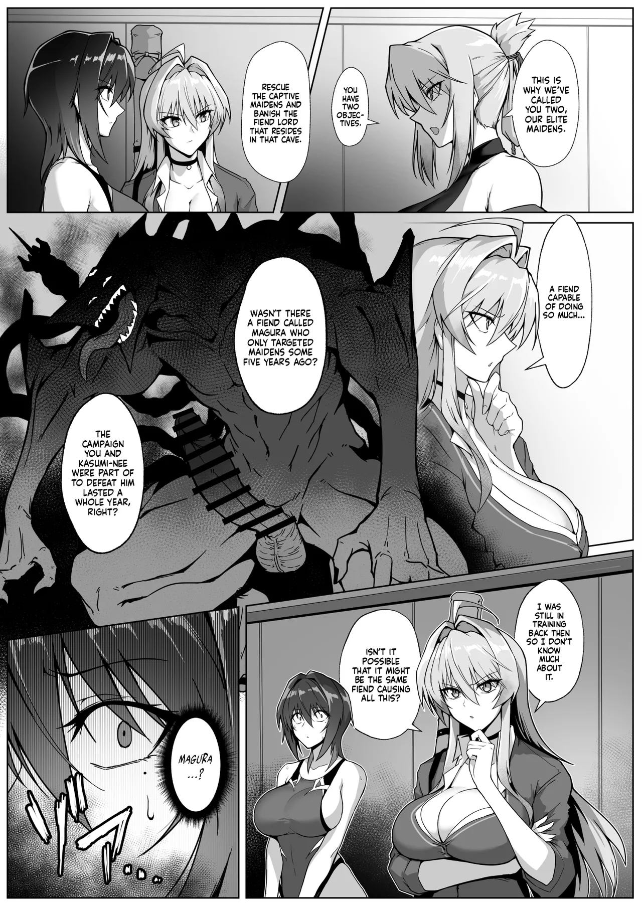 Hama no Miko Ingoku ni Otsu | Exorcist Maidens: The Fall to Lustful Hell - Page 14