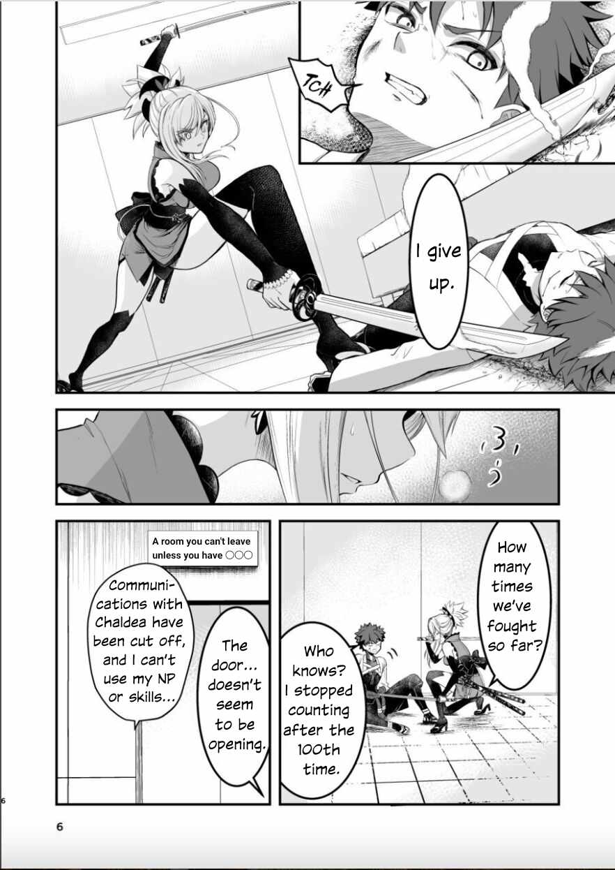 (C102) [Danbara dining hall (Nekohara Rurika)] Musashi-chan to Sex Shinaito Derenai Heya - A room you can't get out of unless you and Musashih avea se***. (Fate/Grand Order) [English] 4