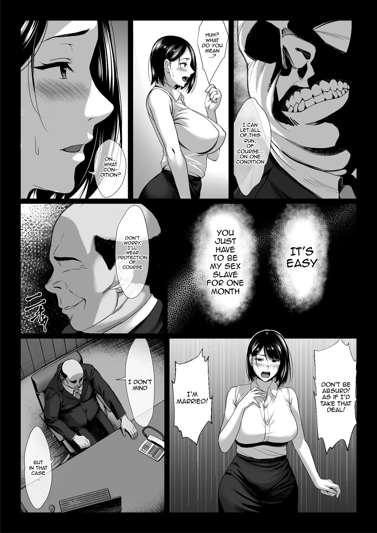 Ossan Kirai no Hitozuma Kyoushi ga Nikubenki ni Ochiru Hanashi | Story About an Old Man Hating Married Teacher Falling Into Being a Meat Toilet - Page 13