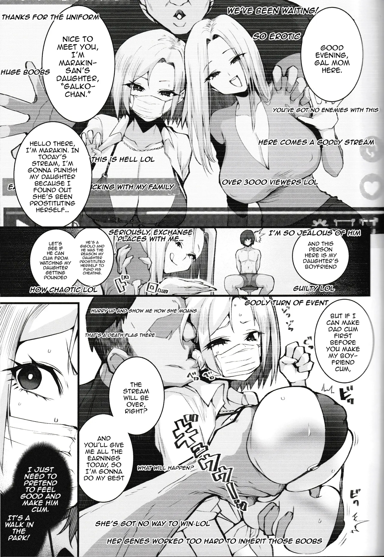 Gal Oyako No Egui Kasegikata | A Gyaru Mother and Daughter's Unsavory Way to Earn Money - Page 7