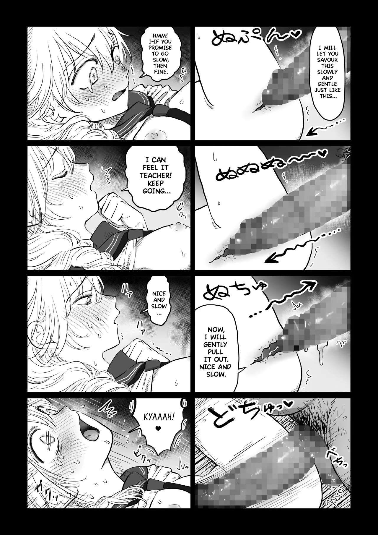Ojisan ga Muchikko ni Ecchi na Koto o Oshieru Hanashi Joukan An Old Man Teaching An Ignorant Girl All About Sex - First Part - Page 7