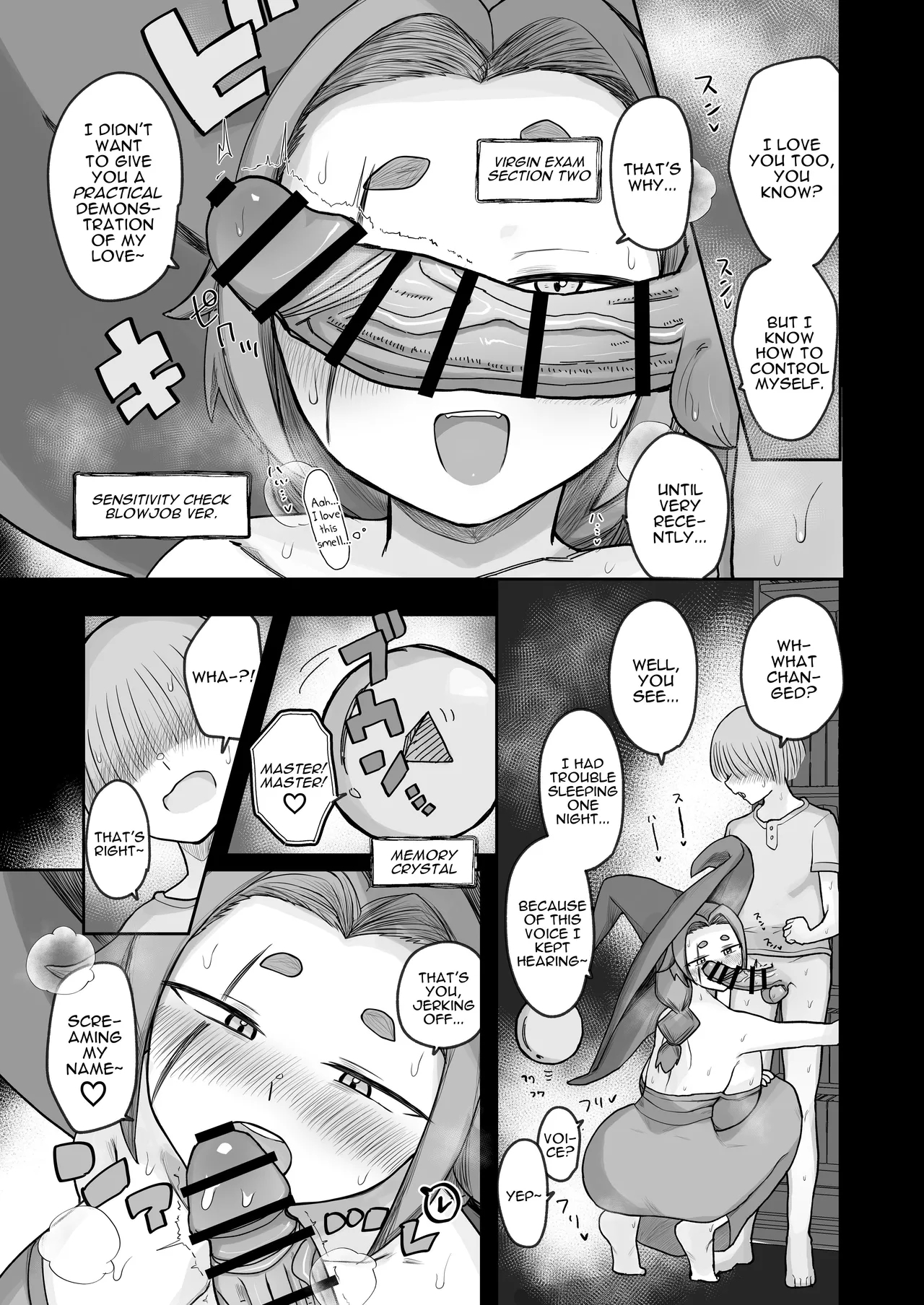“Warabesai ￪ | 1000 Year Old Witch Cumsqueezes Her Disciple During His Virginity Graduation Exam - Page 15