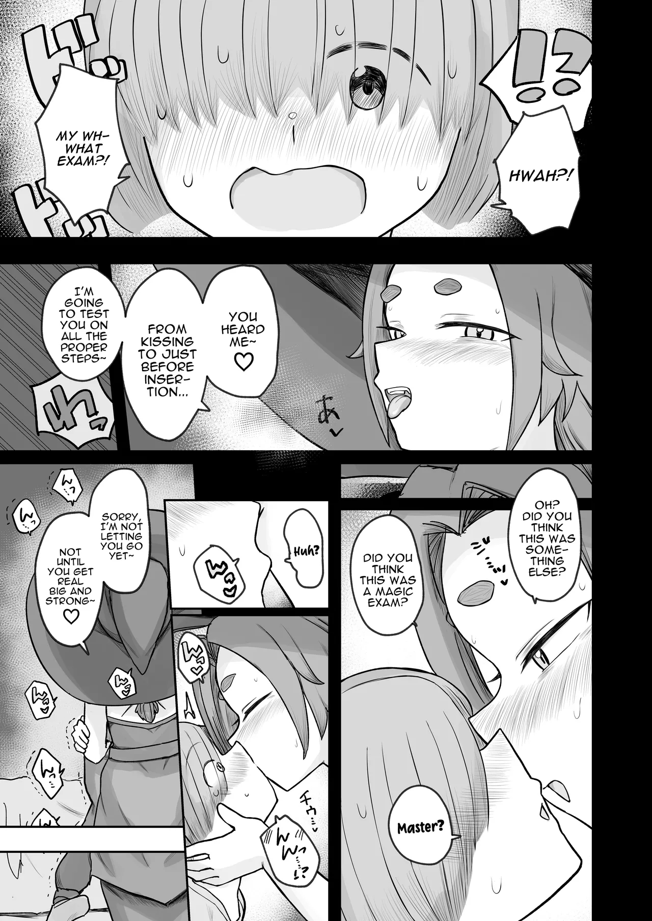 “Warabesai ￪ | 1000 Year Old Witch Cumsqueezes Her Disciple During His Virginity Graduation Exam - Page 7