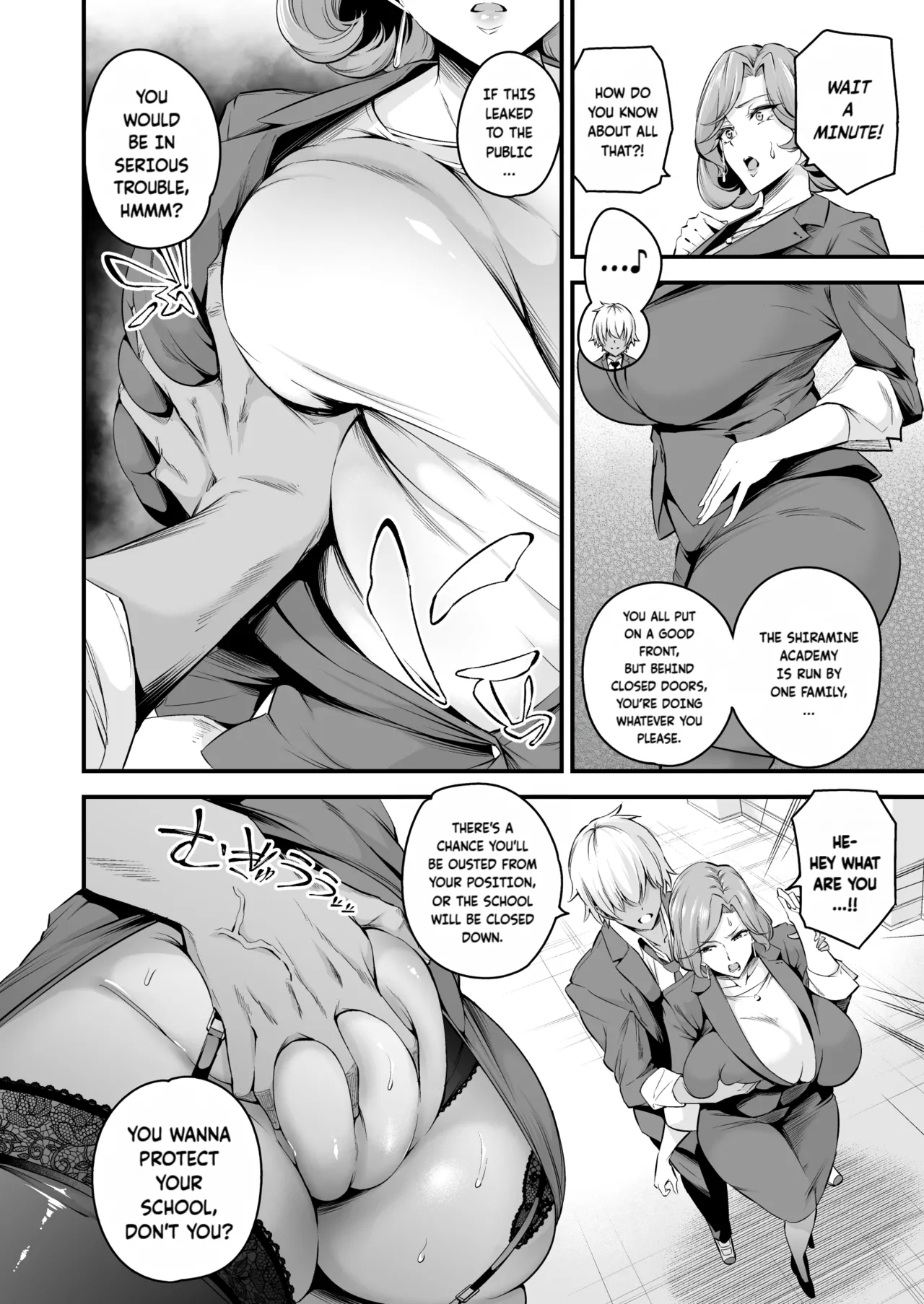 Shiramine Gakuen no Mesubuta Rijichou Zenpen | The sow principal of Shiramine Academy PROLOGUE - Page 9