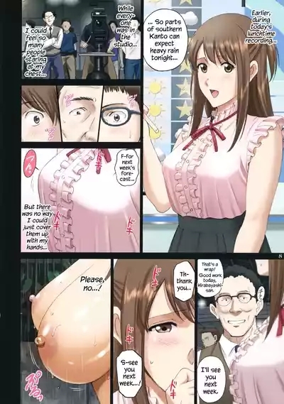 Roshutsu Otome Chichi Comic "Inpai Otenki Oneesan ga Jibun ni Zenra Chokushin o Meijita Hi" | R-Otome Breasts Comic "The Day the Big Boobed Weather Girl Dared Herself to Go Out on a Walk Naked" 7