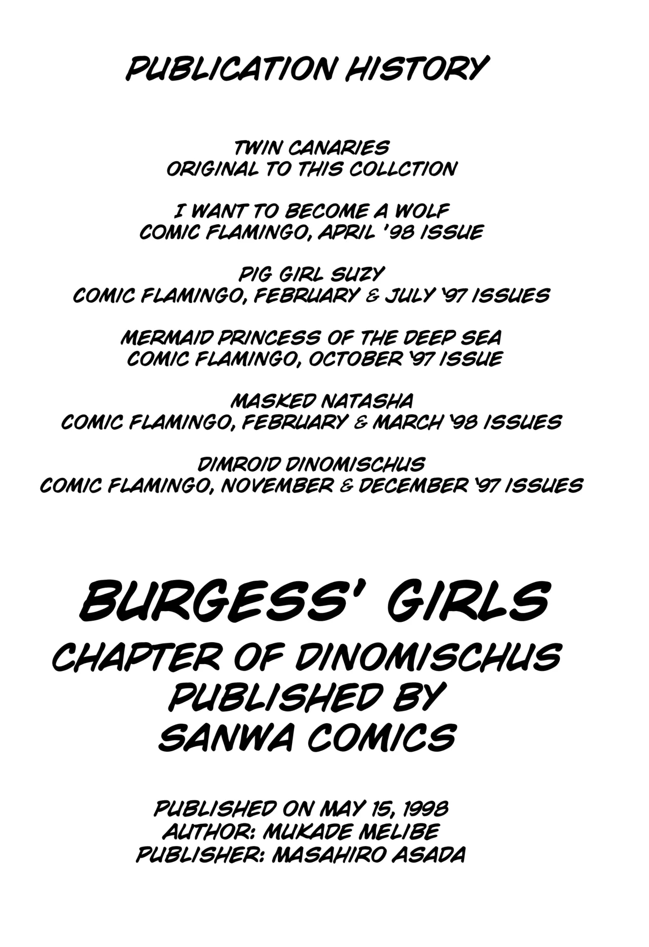 Burgess' Girls 2: Chapter of Dinomischus - Page 178