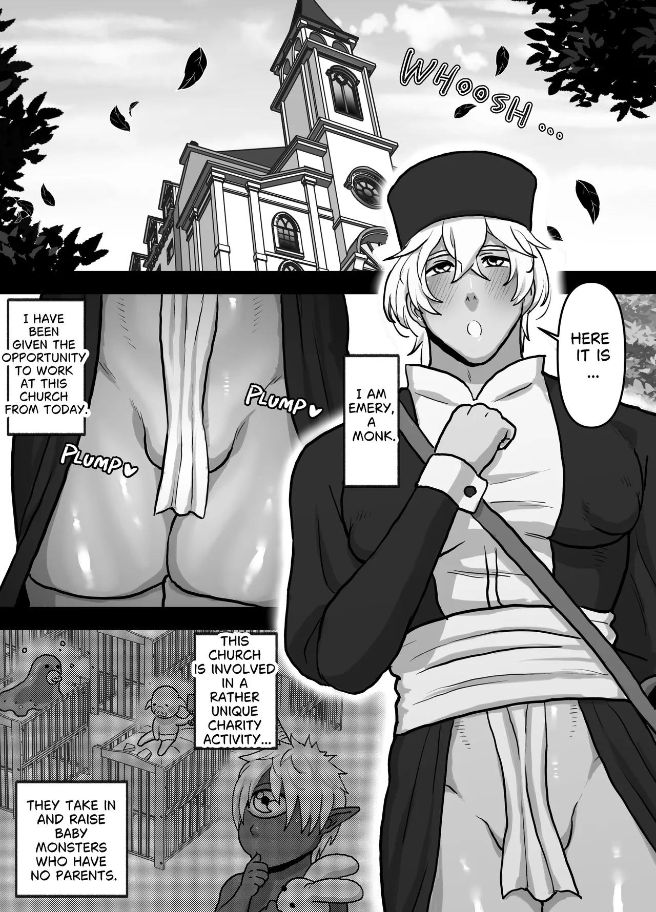 [おのこ屋本舗 (亮カミヲ)] カントボーイ修道士のクリ授乳育児 [英語] - Hentaiaz.com - 2