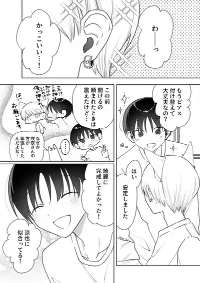 o nīsan ni chikubi piasu o aketeageyō 4