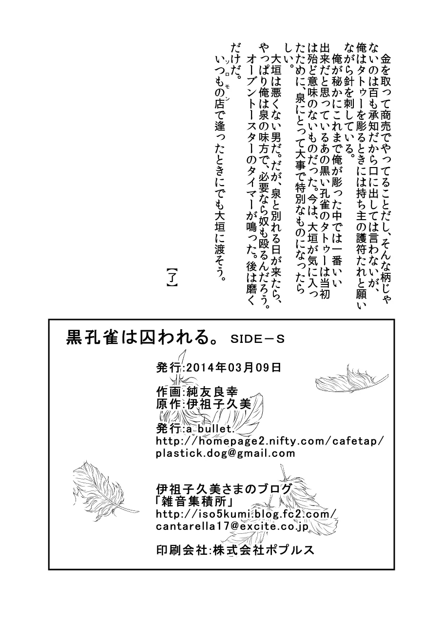 黒孔雀は囚われる。 SIDE-S - Page 30