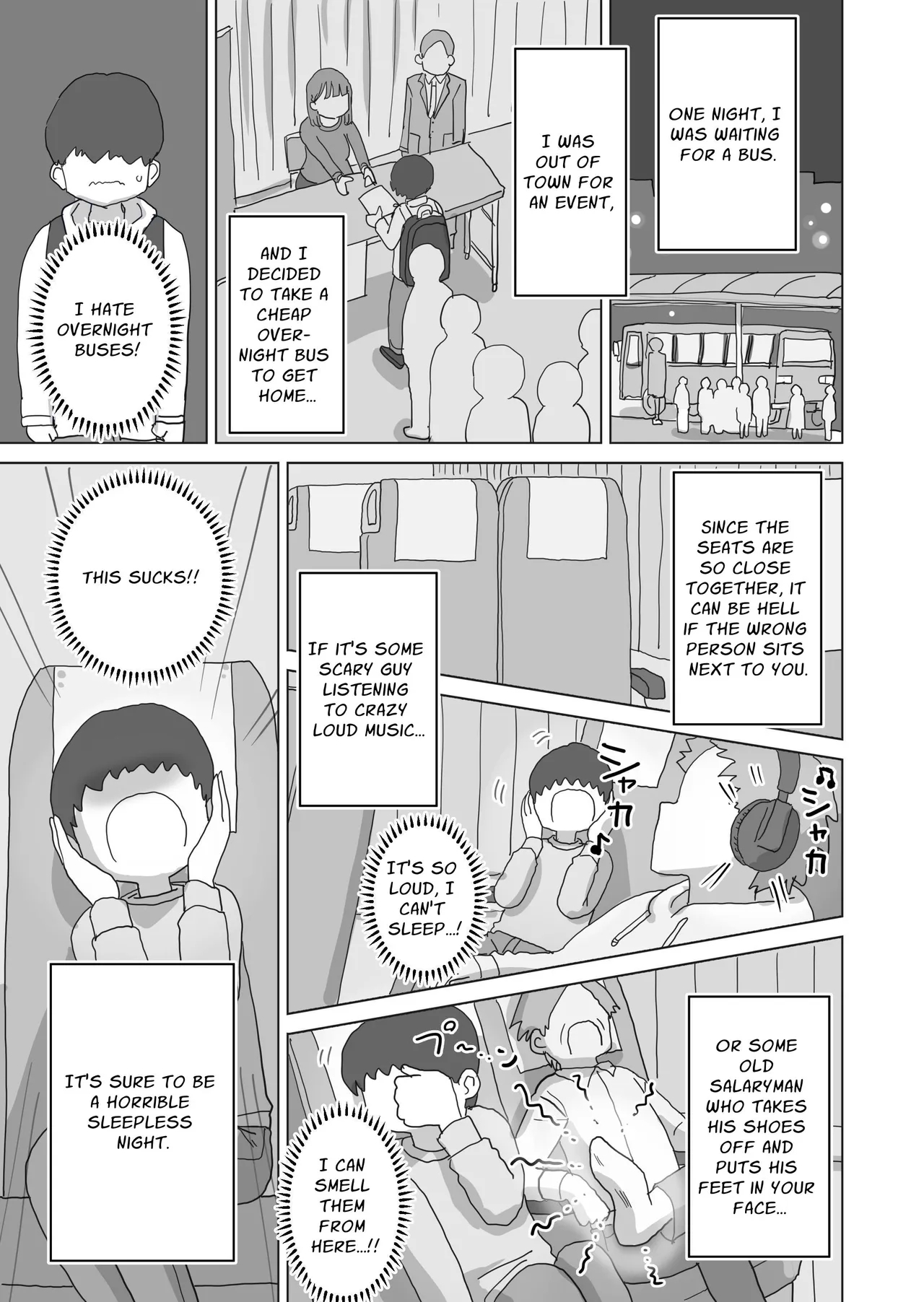 Yokou Bus Demo Kossori Nakadashi Sasete Kureru Classmate no Kuroi-san | My Classmate Kuroi Lets Me Secretly Creampie Her Even On An Overnight Bus - Page 3